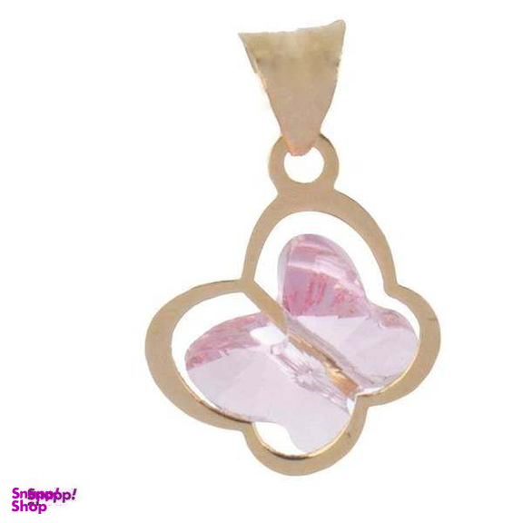 پلاک گردنبند طلا 18 عیار زنانه اپال گلد مدل پروانه کد sh0266