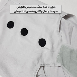 شورت گنی زنانه ماییلدا کد 4461 رنگ طوسی