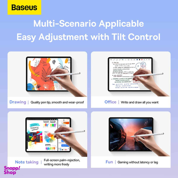 قلم لمسی باسئوس مدل Smooth Writing 2 Series BS-PS011