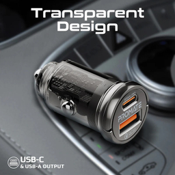 شارژر فندکی 65 وات پرومیت مدل TRANSDRIVE-65W