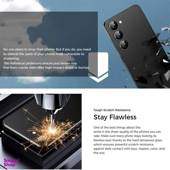 محافظ لنز دوربین اپیکوی مدل HD-ColorLenz مناسب برای گوشی موبایل سامسونگ Galaxy S24 FE / A55 / A35