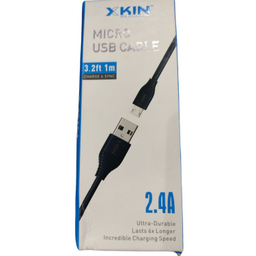 کابل دیتا MicroUSB به USB ایکس کین کد XK-CA06 طول 1 متر