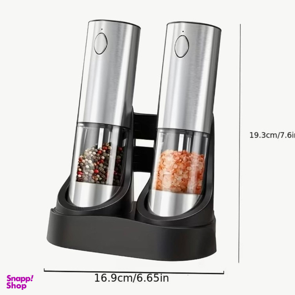 فلفل ساب و نمک ساب شارژی مدل HN139256 ست 2 عددی