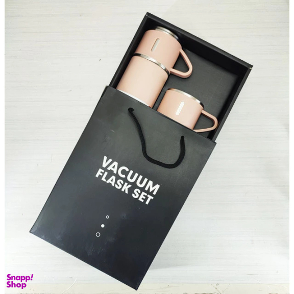 فلاسک مدل کادویی Vacuum Flask Set گنجایش 0.5 لیتر به همراه لیوان