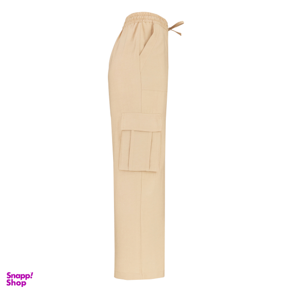 شلوار زنانه سرژه مدل چهار جیب 208329 رنگ کرم