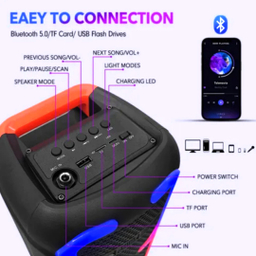 اسپیکر بلوتوثی قابل حمل پرودا مدل Bom Box 800