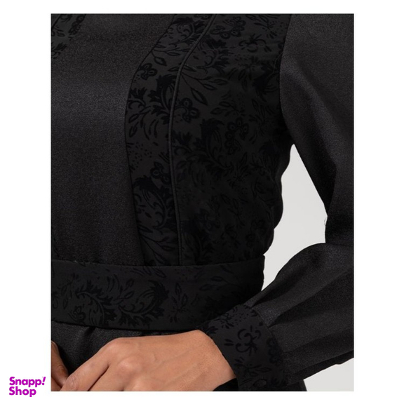 پیراهن زنانه برنس کد 80100 رنگ مشکی