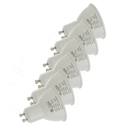 لامپ هالوژن ال ای دی 6 وات افراتاب مدل AF-SGU10-6WD پایه GU10 بسته 6 عددی