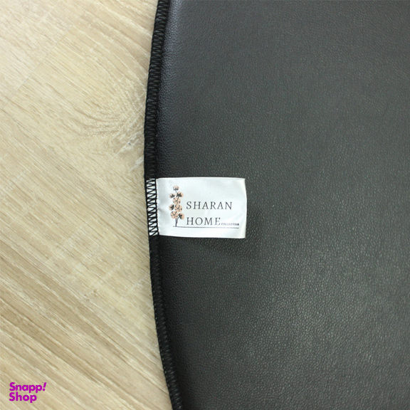 فرش ماشینی شاران هوم طرح خز پرز بلند فانتزی مدل اسفنج دار زمنیه مشکی