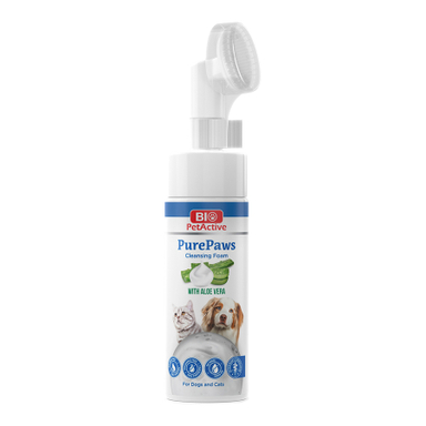 فوم شست و شوی پنجه سگ و گربه بایوپت اکتیو مدل Pure Paws حجم 150 میلی‌ متر