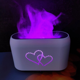 دستگاه بخور و رطوبت ساز سرد مدل قلب طرح آتش