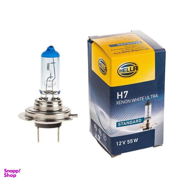لامپ 55 وات خودرو هلا مدل H7 Xenon White Ultra مناسب پژو پرشیا