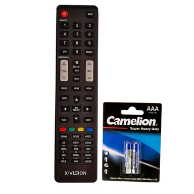ریموت کنترل ایکس ویژن مدل 2261 به همراه باتری