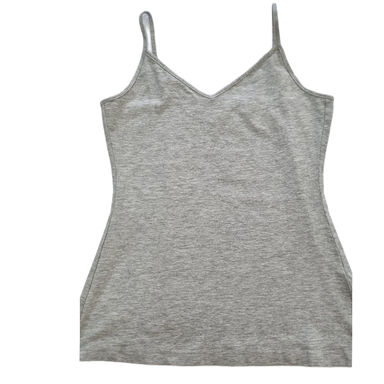 تاپ زنانه مدل تاپ بندی طرح ساده رنگ طوسی