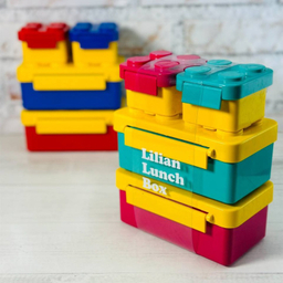 ظرف غذا 4 تکه مدل لگو کد 002