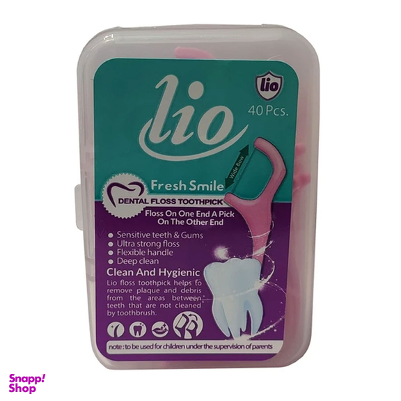 نخ دندان لیو مدل کمانی بسته 40 عددی