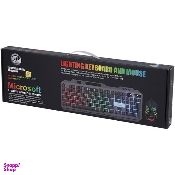 ماوس و کیبورد باسیم مخصوص بازی ایکس پی-پروداکت مدل 10400K