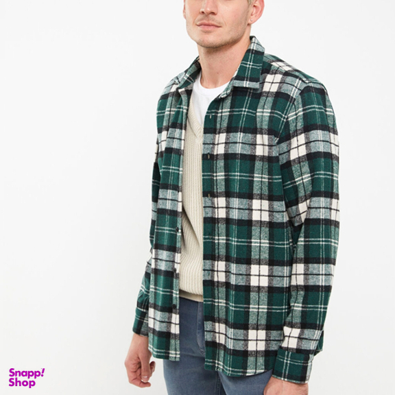 پیراهن آستین بلند مردانه ال سی وایکیکی مدل charpo0