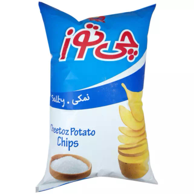 چیپس ساده نمکی چی توز وزن 140 گرم