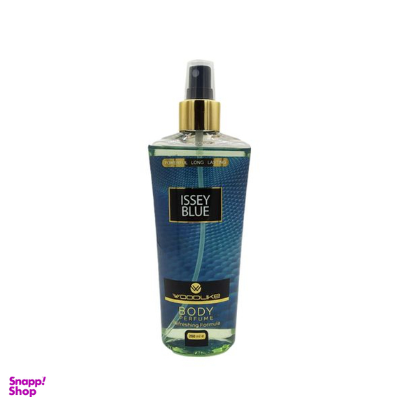 بادی اسپلش مردانه وودلایک مدل ISSEY BLUE حجم 250 میلی لیتر