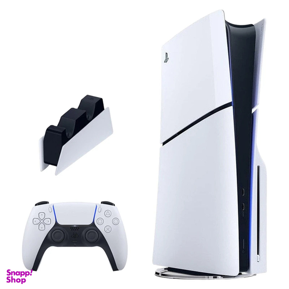 کنسول بازی سونی مدل PlayStation 5 Slim ظرفیت یک ترابایت ریجن 2016A اروپا به همراه پایه شارژر