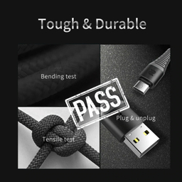 کابل تبدیل USB  به MicroUSB  راک اسپیس مدل RCB0733 طول 1.2 متر
