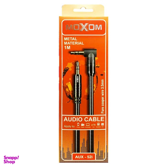 کابل Jack 3.5mm موکسوم مدل AUX-52i طول 1 متر