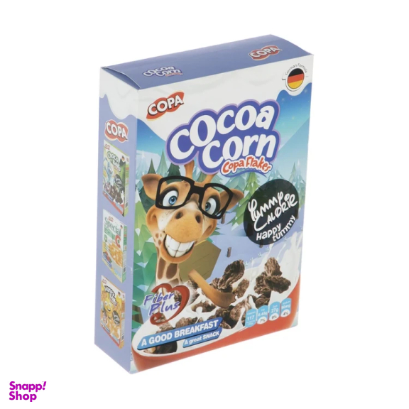 کورن فلکس کوپا با طعم کاکائو و ذرت وزن 300 گرم