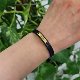 دستبند طلا 18 عیار زنانه لیردا مدل اسم بهار