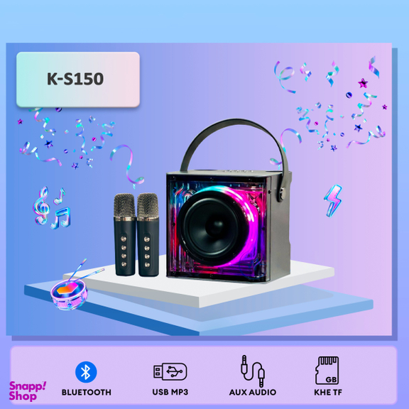 اسپیکر بلوتوثی قابل حمل کلومن مدل KS-150 KARAOKE