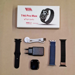 ساعت هوشمند ورنا مدل T46 Pro Max به همراه 3 بند و شارژر