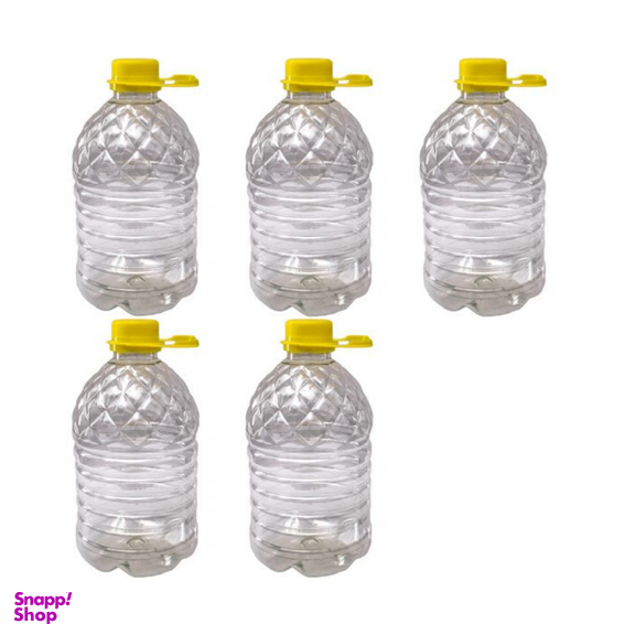 بطری یکبار مصرف 4 لیتری کد 3800 بسته 5 عددی