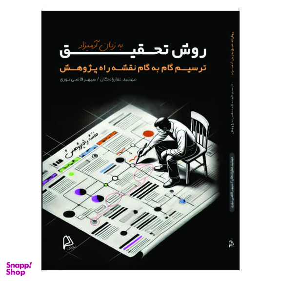 کتاب روش تحقیق به زبان آدمیزاد اثر مهشید غفارزادگان و سپهر قاضی نوری انتشارات چاپار