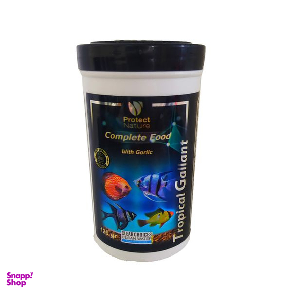غذا ماهی تروپیکال پروتکت نیچر مدل Tropical Gallant وزن 125 گرم