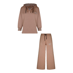 ست هودی شلوار اسپرت لوینت مدل اورجینال کد 6366 رنگ نسکافه ای