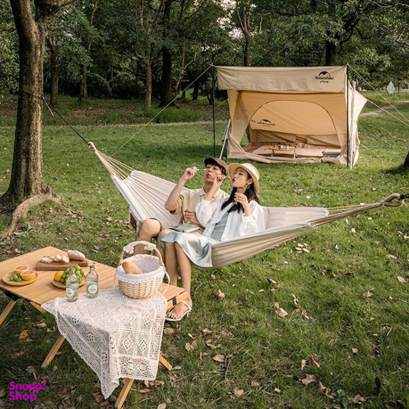 ننو يک نفره چوب دار نیچرهایک مدل DC-C01-Shake Anti Tip Canvas Hammock کد DC001