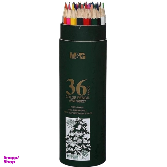 مداد رنگی 36 رنگ ام اند جی کد 12347