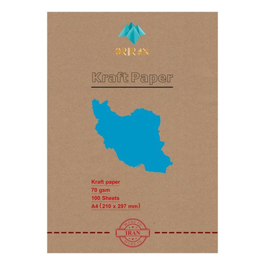 کاغذ کرافت اوریران کد A4-70GSM-IR بسته 100 عددی
