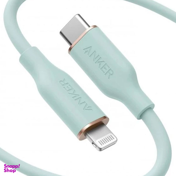 کابل تبدیل USB-C به لایتنینگ انکر مدل Power Line III Flow A8662 طول 0.9 متر