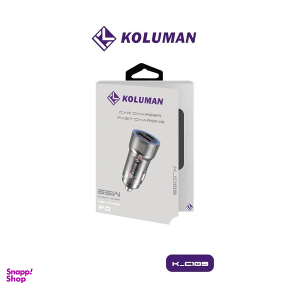 شارژر فندکی موبایل کلومن مدل K-C103 48W