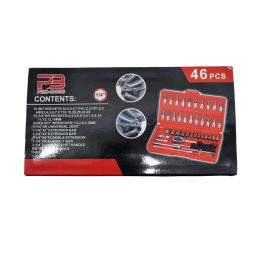 ست آچار بکس پرو باس مدل BS-46 مجموعه 46 عددی
