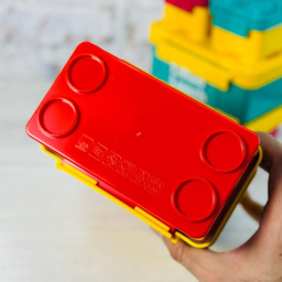 ظرف غذا 4 تکه مدل لگو کد 002