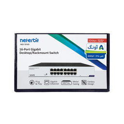 سوئیچ 16 پورت غیرمدیریتی نتربیت مدل NGS-1016D