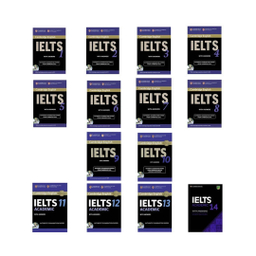 کتاب IELTS CAMBRIDGE اثر جمعی از نویسندگان نشر زبان مهر 14 جلدی