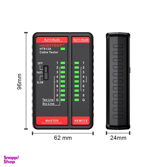 تستر کابل شبکه هابوتست مدل HT812A
