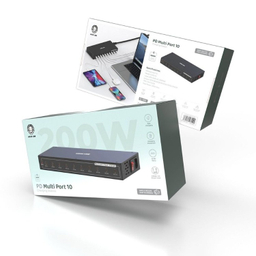 ایستگاه شارژ 10 پورت Type-C گرین لاین مدل PD Multi 10Ports Charging