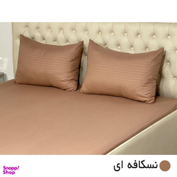 سرویس ملحفه دو نفره کینگ 3 تکه مانیکا هوم مدل پارالل پلاس سایز 180×200 سانتی‌ متر