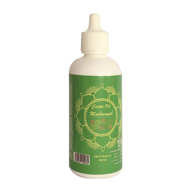 روغن تقویت کننده ناخن مرهم یاب مدل کرچک حجم 80 میلی لیتر