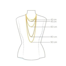 گردنبند طلا 18 عیار زنانه مدوپد مدل گل کد PP2-1-1198