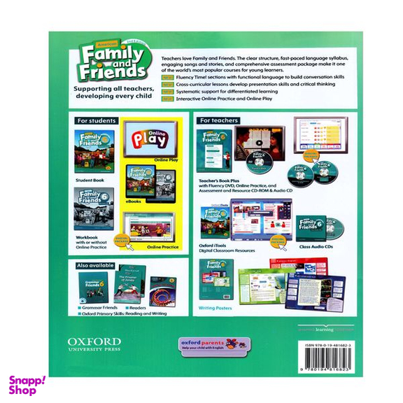 کتاب Family And Friends 6 اثر جمعی از نویسندگان انتشارات آرماندیس پنج جلدی